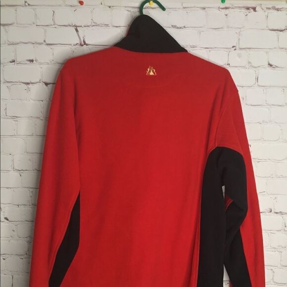 Rocky Men’s Large Red Fleece Jacket ColorBlock  Worn Once Size L - Picture 8 of 16